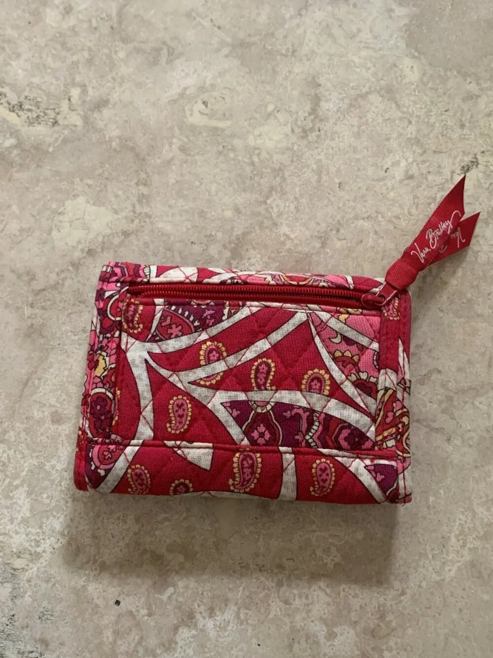 Vera Bradley Wallet Rosy Poseys - Picture 2 of 4